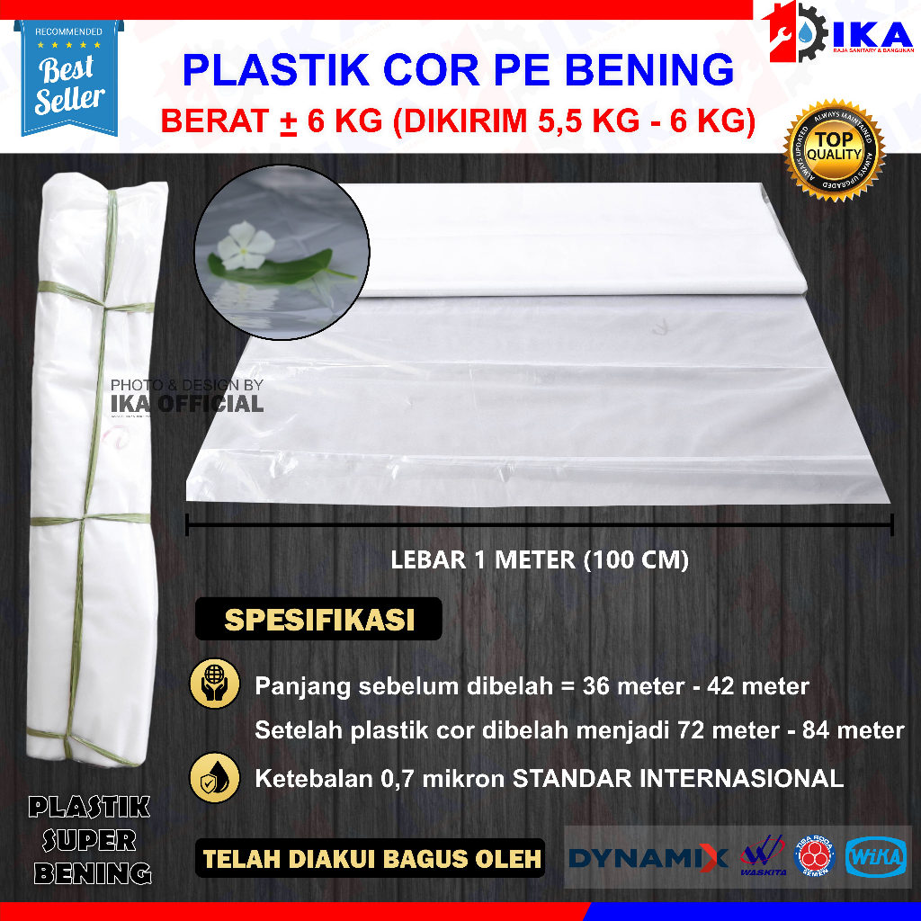 (KHUSUS GOJEK/GRAB) PLASTIK COR BENING ± 6 7 10 KILOGRAM TERMURAH TEBAL / SARUNG PENUTUP / TEBAL 2 LAPIS COVER SHEET