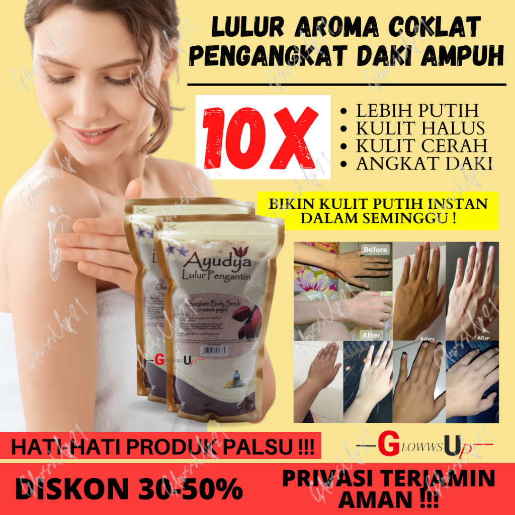 LULUR PEMUTIH BADAN PERMANEN AYUDYA LULUR PENGANTIN 1000GR CHOCOLATE REFFIL SCRUB BADAN LULURAN PEMUTIH BADAN PERAWATAN TUBUH