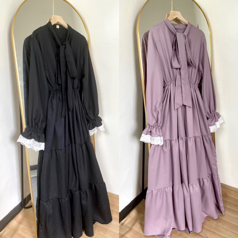 FREYA DRESS | Gamis Abaya Busui Cantik Dress Vintage