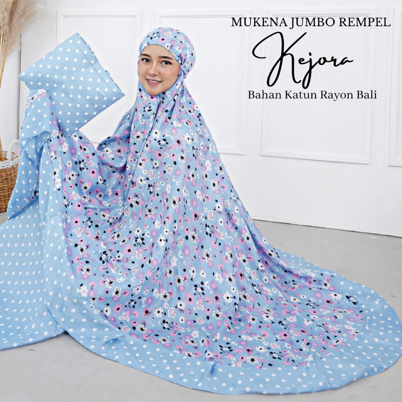 MUKENA SUPER PREMIUM JUMBO DEWASA BALI RAYON JUMBO by Fanissa