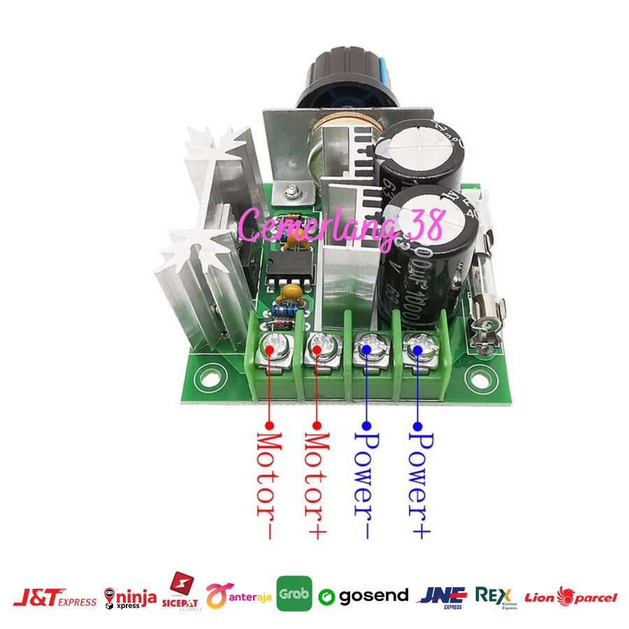 Speed Controller/PWM DC/Dimmer DC 12V-40V 10A