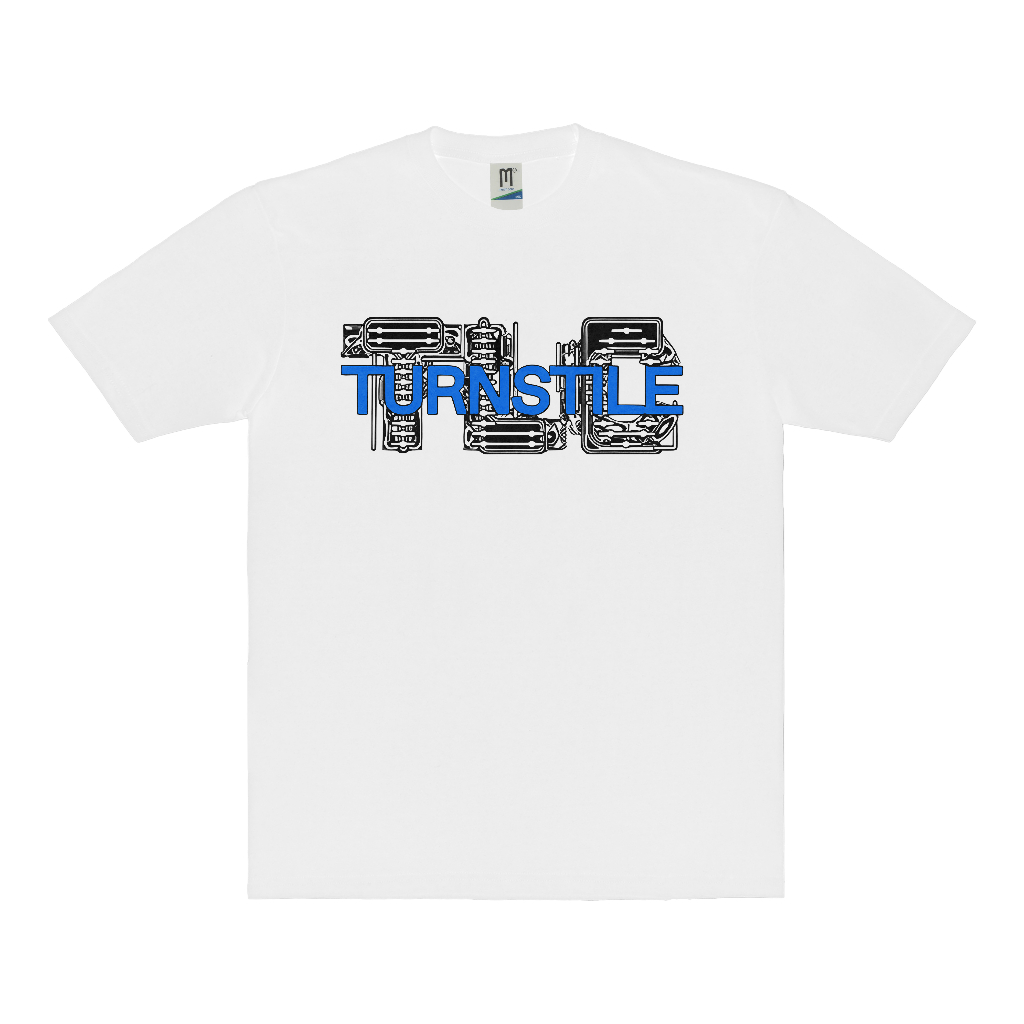 KAOS BAND TURNSTILE TLC BOOM VINTAGE | T-SHIRT BAND TURNSTILE | TURNSTILE PUTIH