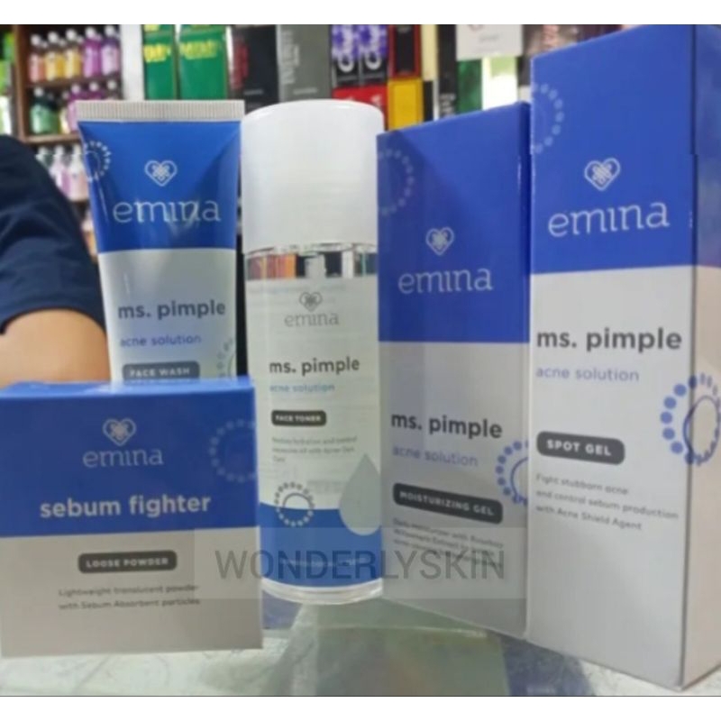 Paket emina Ms pimple skincare atasi jerawat