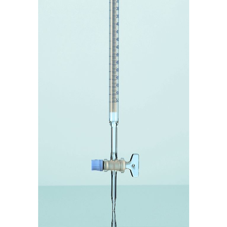 Buret Clear 50 ml Glass Stopcock Class A DURAN / Buret 50 ml DURAN