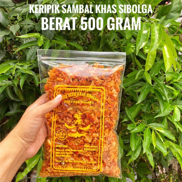 

500 GRAM Keripik Sambal Teri Khas Sibolga