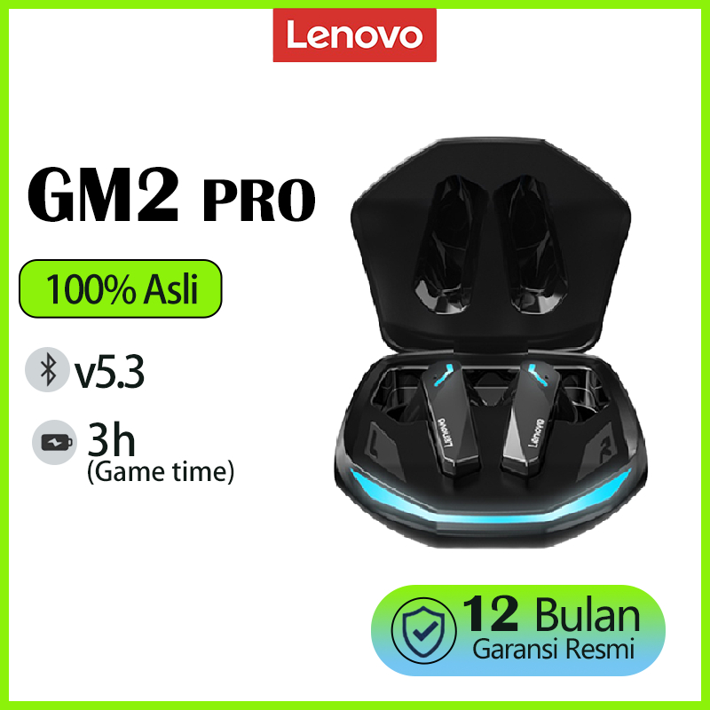 Thinkplus Lenovo GM2 Pro Bluetooth Earphone Headphone Headset TWS Gaming