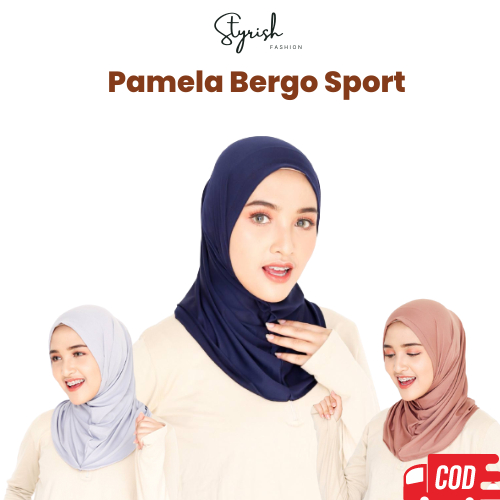Hijab Instant Jersey/Hijab Sport Adem/Pamela Bergo Sport