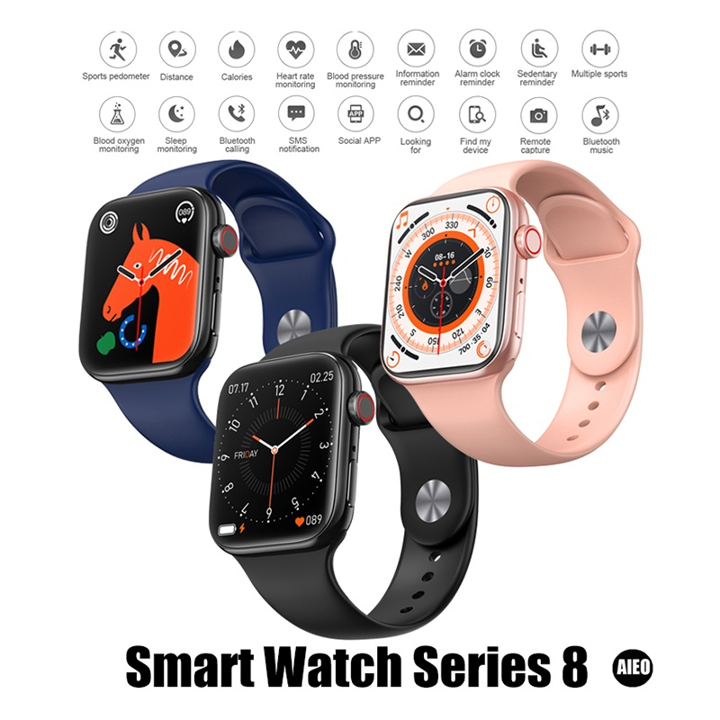 Garansi✅Smartwatch i8 Pro Max 1.75“ Series 8  Original ( ADA 10 GAME+KALKULATOR ) watch 8 pro max Bi