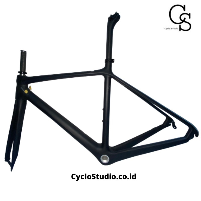 Frame Set MXL Carbon Sepeda Hybrid 700c U Brake Road Bike