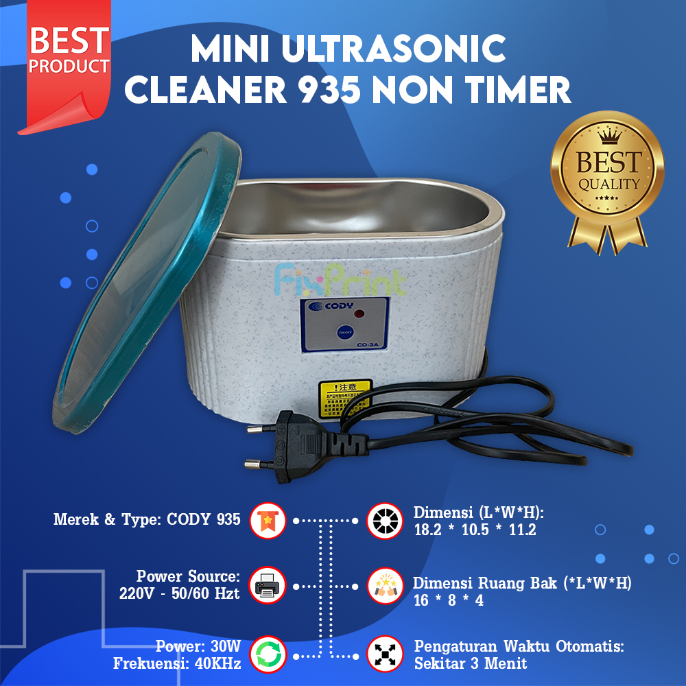 Mini Ultrasonic Cleaner Ultra Sonic Digital Cleaning Head Cartridge Printer