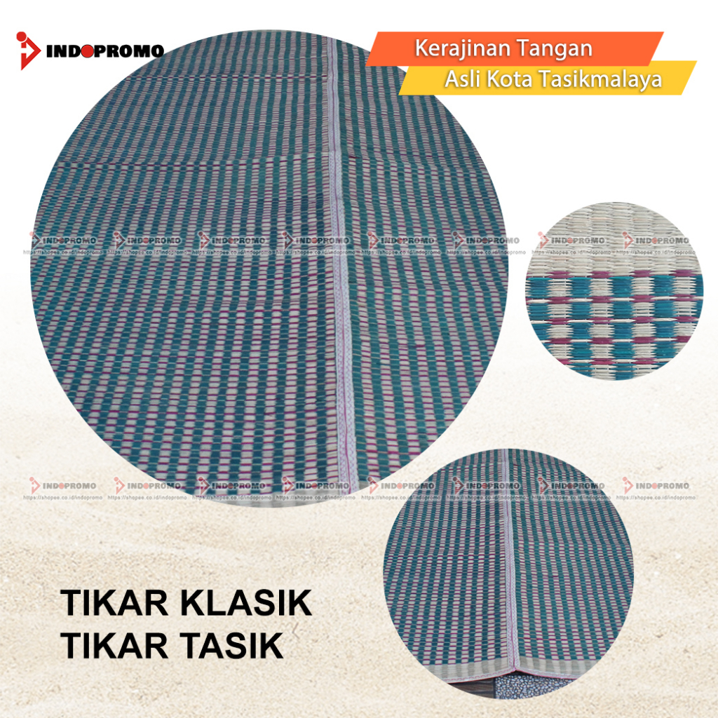 TIKAR PIKNIK / TIKAR MENDONG ERED KLASIK UKURAN 230X185 CM / TIKAR LIPAT KLASIK UKURAN JUMBO