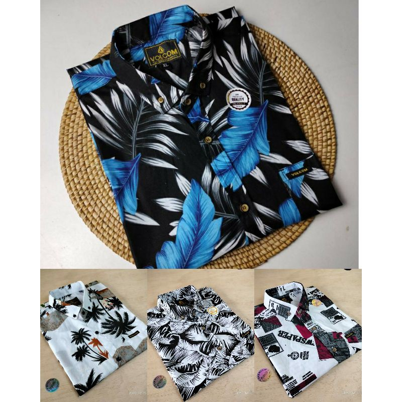 Kemeja motif jumbo kemeja pria motif pantai kekinian