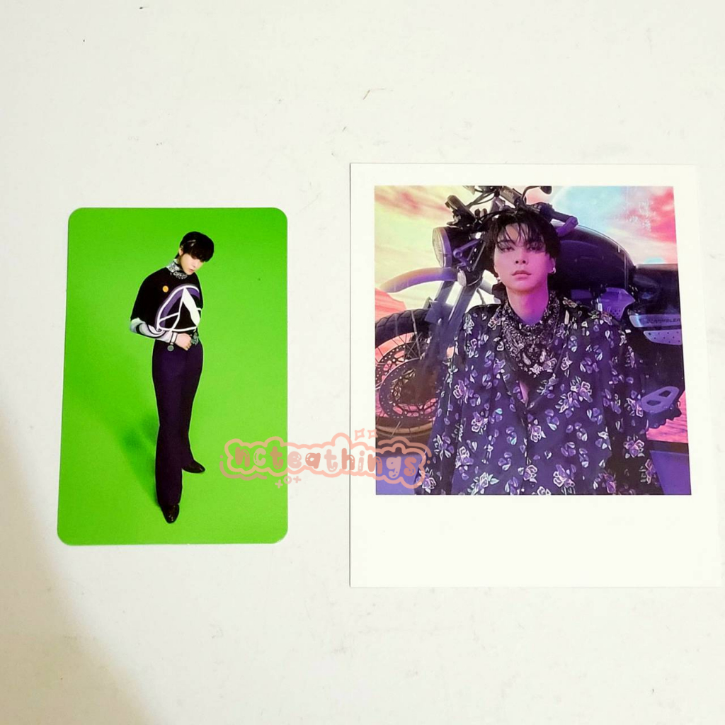 PC PHOTOCARD POLAROID AR CLIP SELCA DOYOUNG JOHNNY NCT 127 STICKER JEWEL CASE