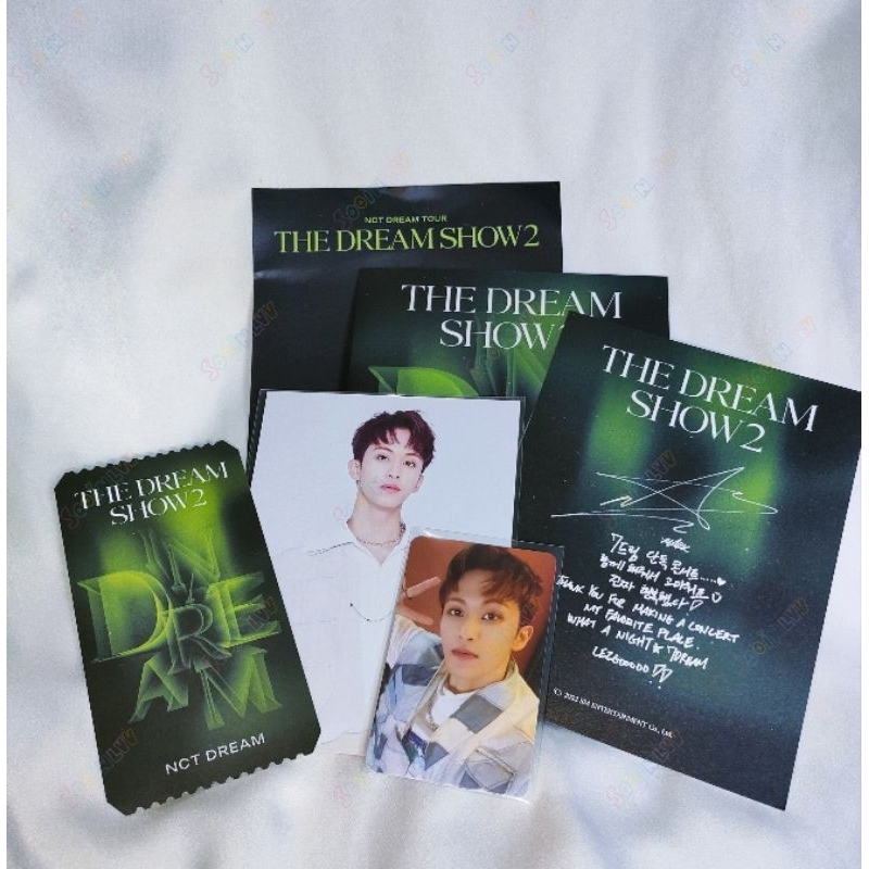 NCT Dream Mark Lee AR Ticket The Dream Show TDS 2 Official Photocard pc