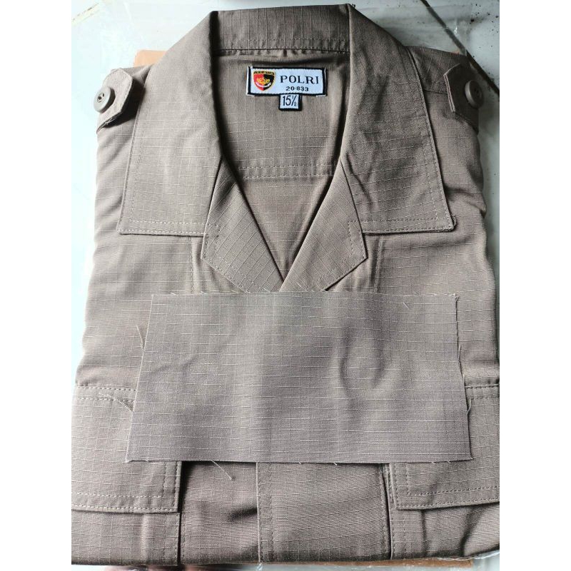 kemeja PDL jatah polri