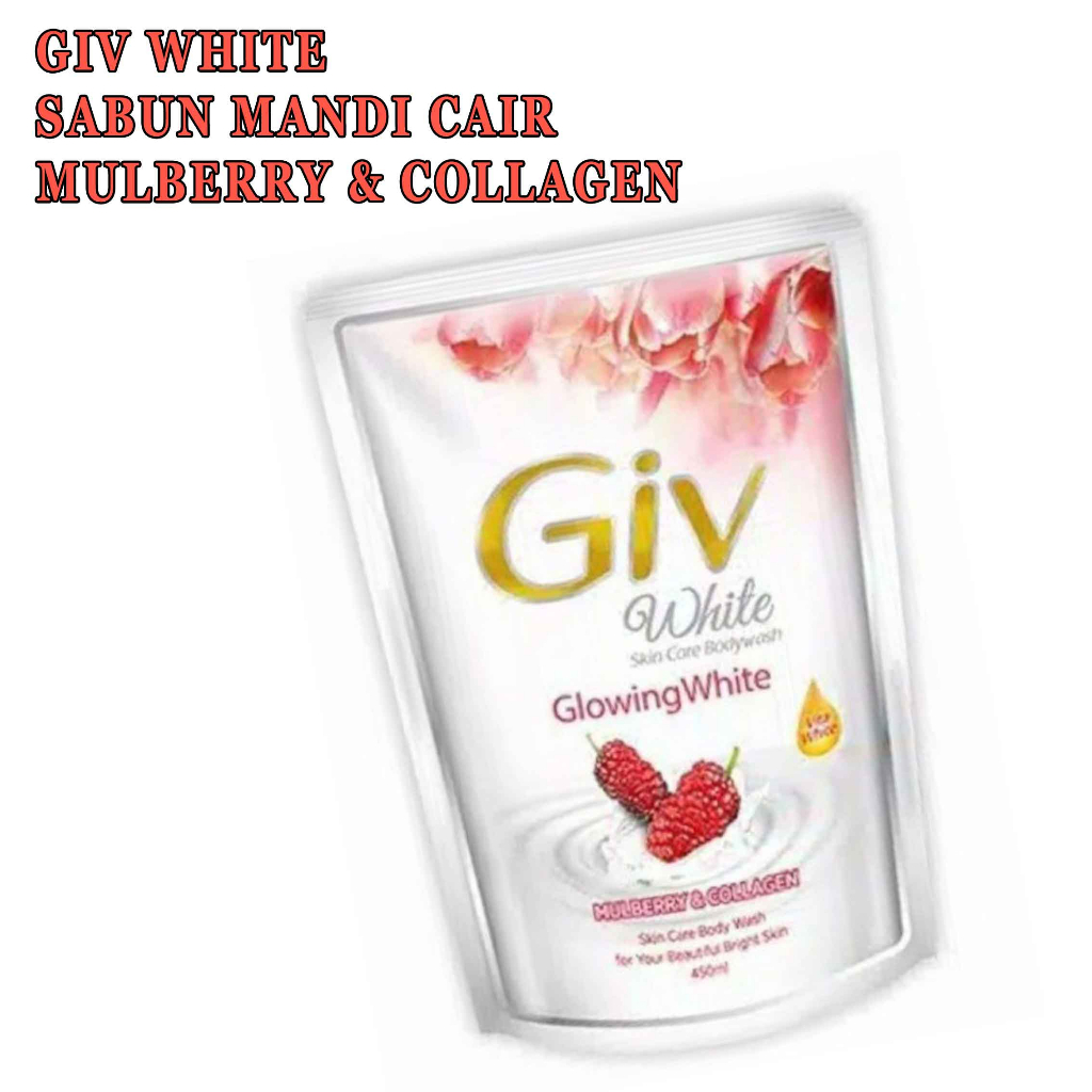 Sabun Mandi Cair*Giv White Skincare Body Wash Refill*Mulberry*450ml