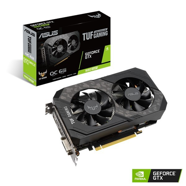 Asus Geforce GTX 1660 SUPER TUF GAMING OC / TUF-GTX1660S-O6G-GAMING