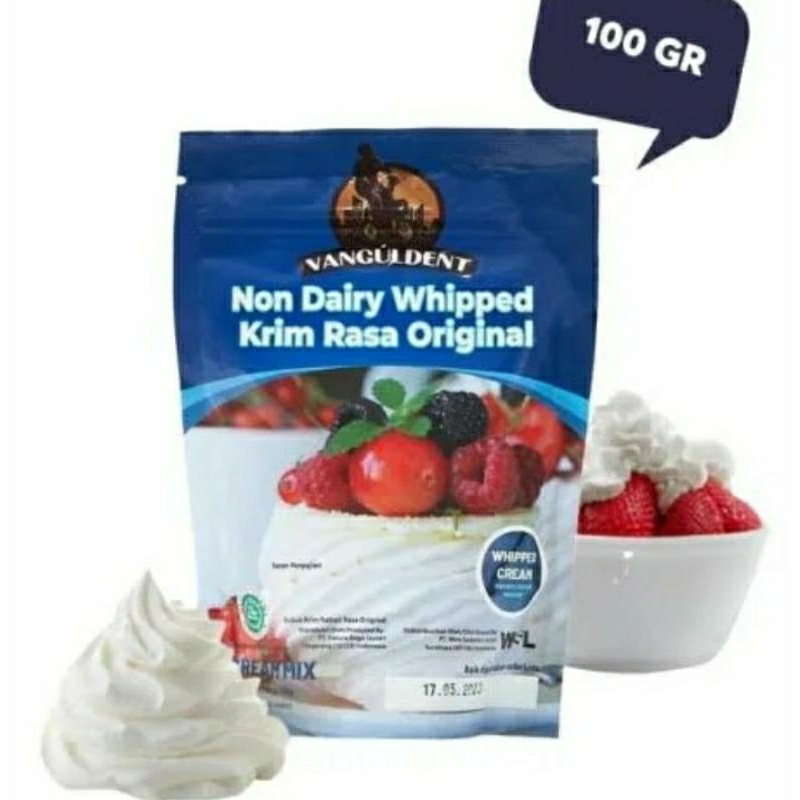 ✔MURAH Vangulden Whip Cream Bubuk 100gr / Whip Cream Original / Whip Krim