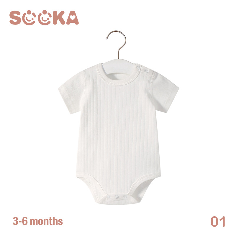 SOOKA Baju Jumpsuit Bayi- Baju Jumpsuit aneka warna mempunyai lengan pendek dengan kancing di bahu cocok digunakan pada musim panas dan untuk bayi 3-18 bulan SK-EDE1129