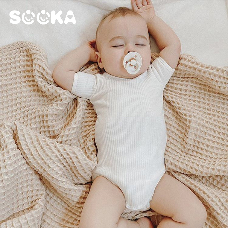 SOOKA Baju Jumpsuit Bayi- Baju Jumpsuit aneka warna mempunyai lengan pendek dengan kancing di bahu cocok digunakan pada musim panas dan untuk bayi 3-18 bulan SK-EDE1129