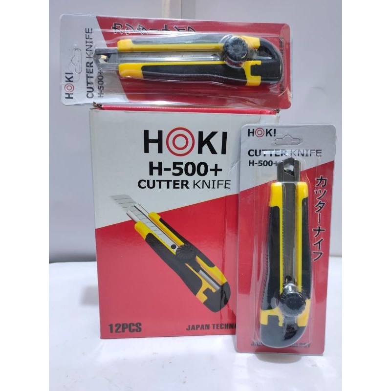 

Cutter Knife H-500+ HOKI Anti Karat / Kater Besar Kuat Murah