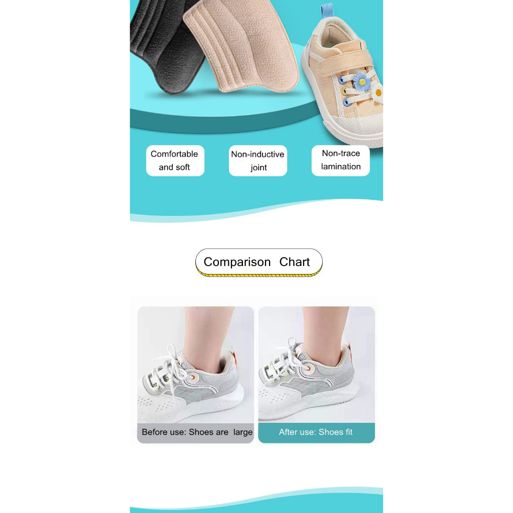 GANJALAN SEPATU ANAK KEBESARAN INSOLE SEPATU ANAK LONGGAR PREMIUM QUALITY