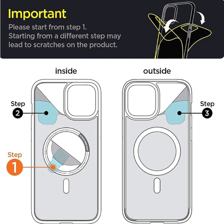 MINIGO Casing MAGSAFE iPhone SE 7 8 Plus X XR Xs Max 11 12 13 14 PRO MAX Magnetic Wireless Charging Case Anti Menguning
