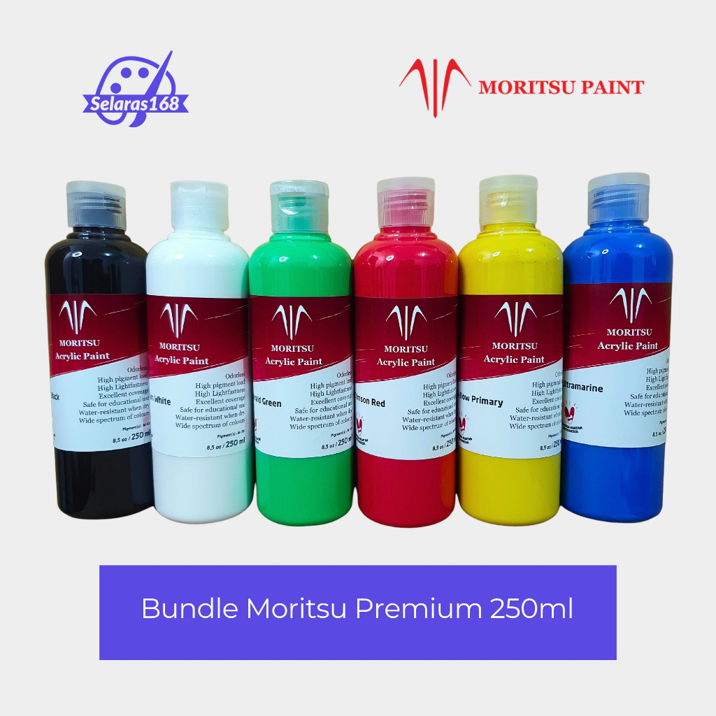 

Cat Akrilik Set Moritsu Acrylic Paint Premium Quality 250 ML