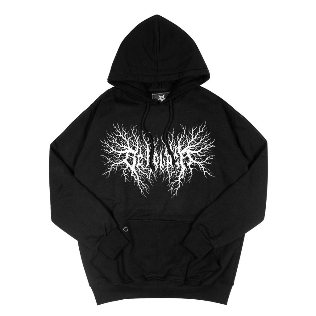 HOODIE BEHOLDER WORSHIPPER BLACK ORIGINAL