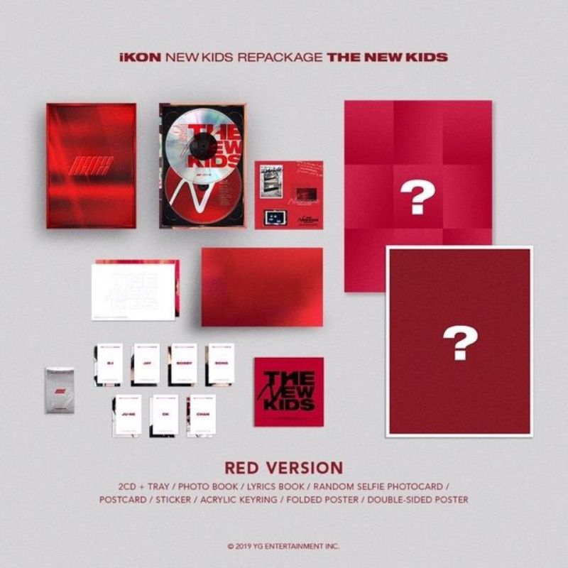 iKON New Kids Repackage Red Vers Album