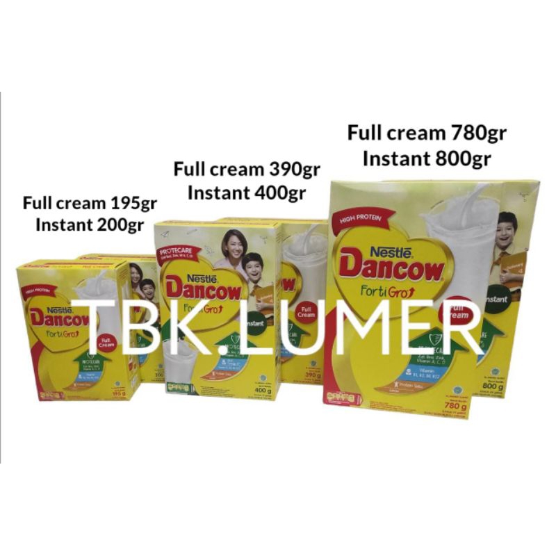 

DANCOW FULL CREAM DAN INSTANT KOTAK