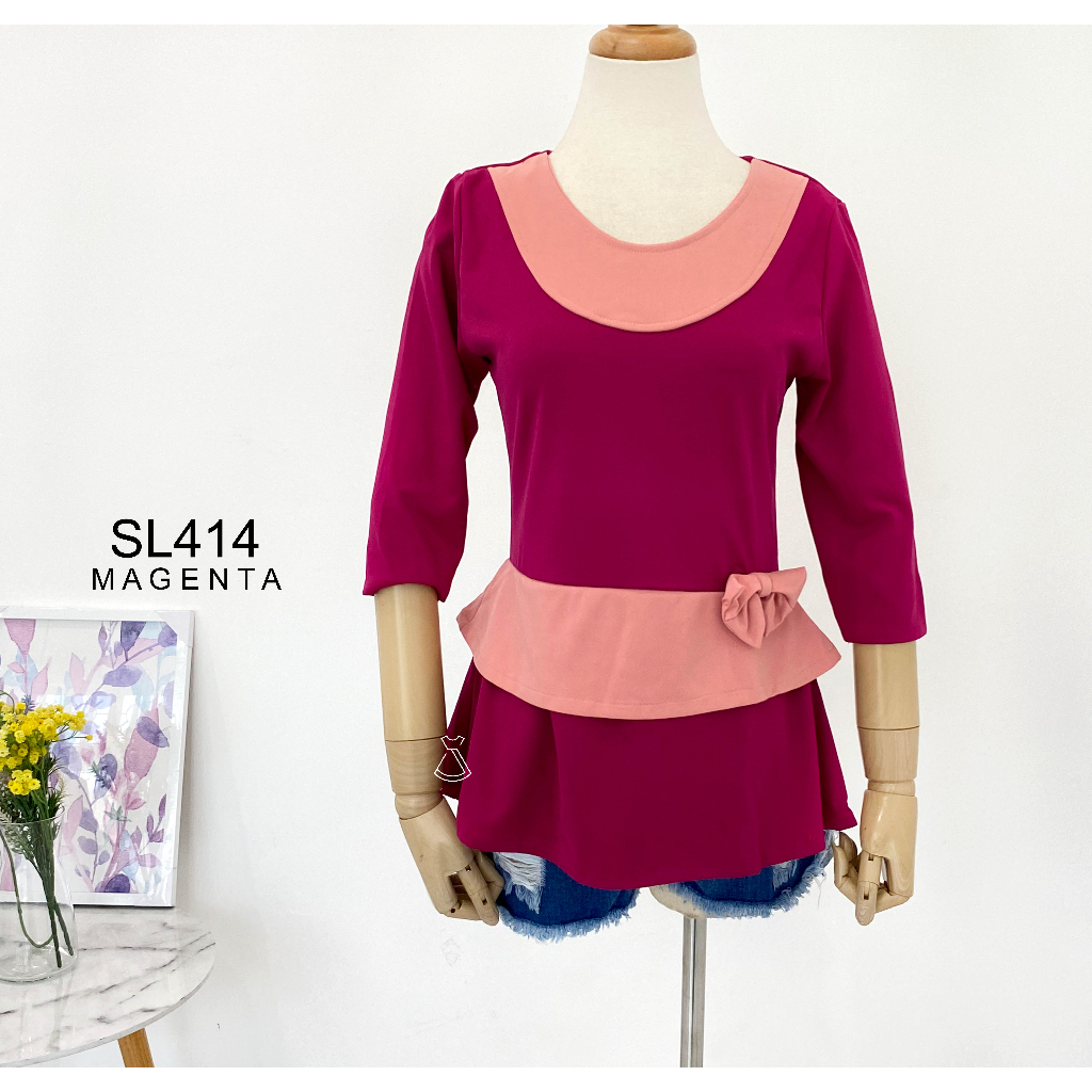 SEOLA - SL414 - Atasan Wedges Casual