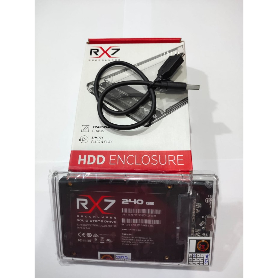 SSD EXTERNAL 240GB RX7 USB 3.0