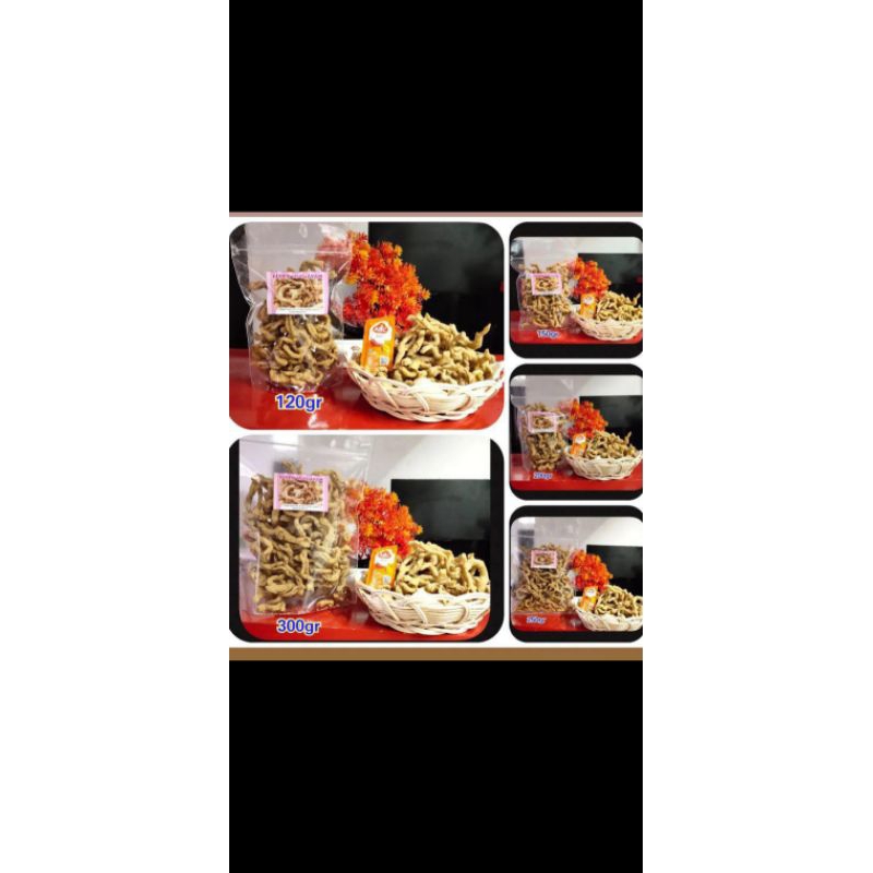 

Keripik Usus Ayam 120gr/pouch