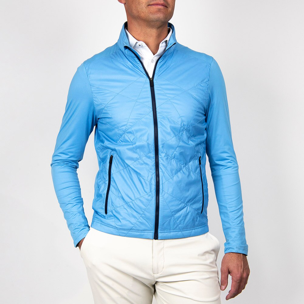 Golf Aparel Kjus Men's Retention Jacket Olympic Blue