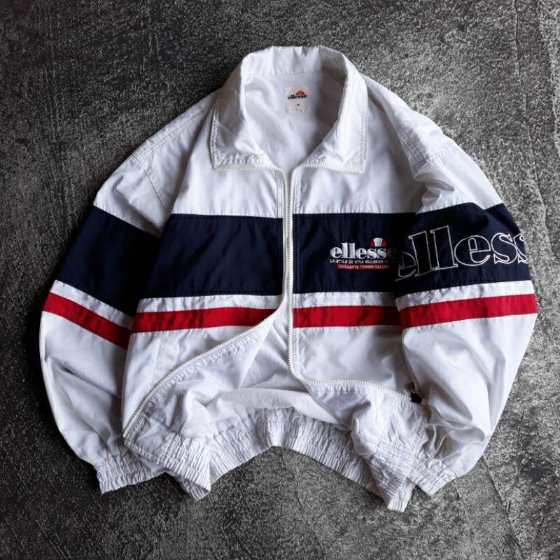 jacket vintage ellesse| windbreaker ellesse | colourblock ellesse