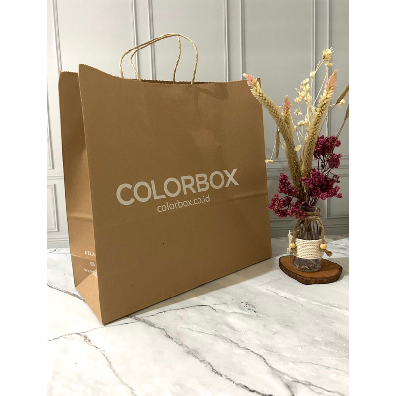 

Paper Bag COLORBOX Original Store Pembungkus Kado