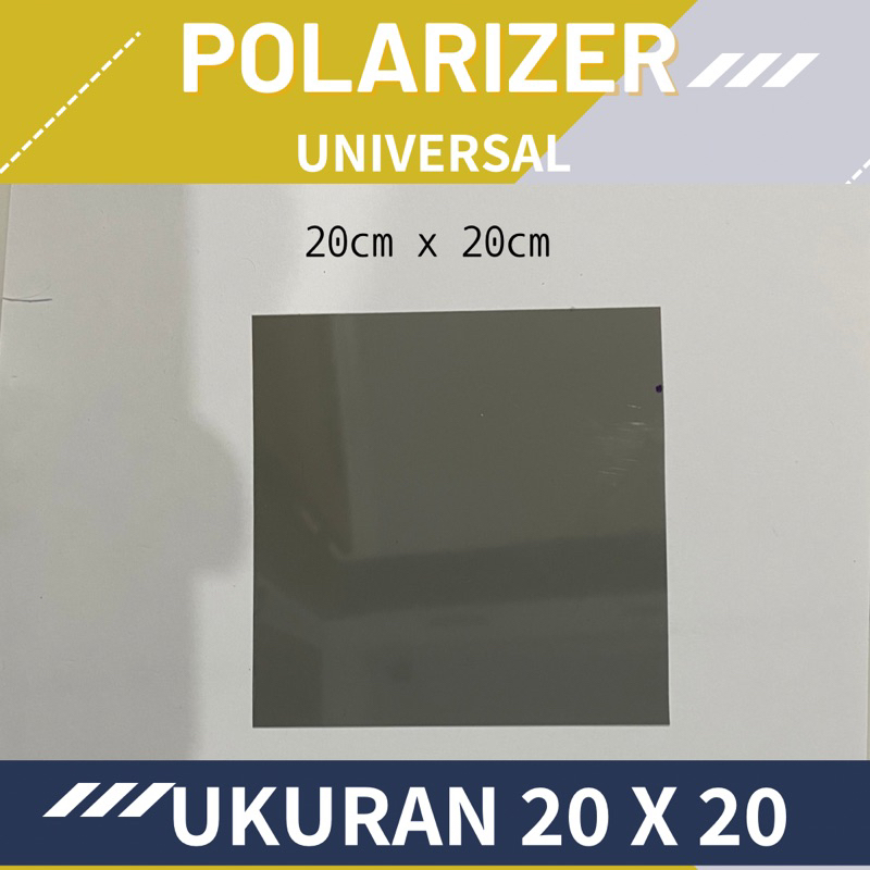 Polaris Polarizer LCD Speedometer Negativ Positif Display 20x20 cm