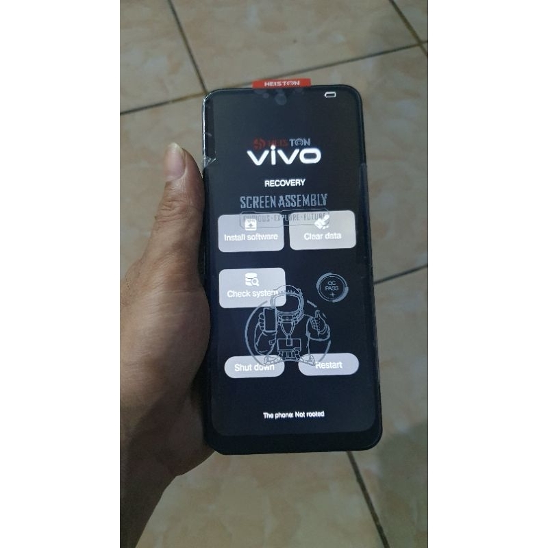 Vivo Y12s ram 3/32 Mesin hidup normall, minus tidak bisa disentuh setelah ganti lcd baru