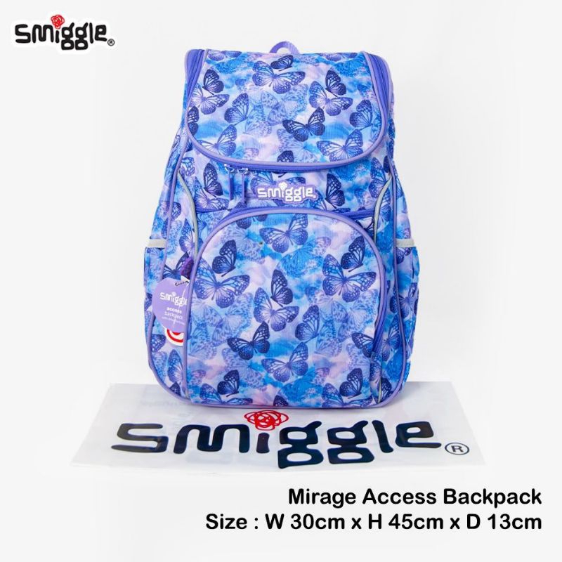 Tas smiggle access mirror quality/Smiggle mirage access backpack