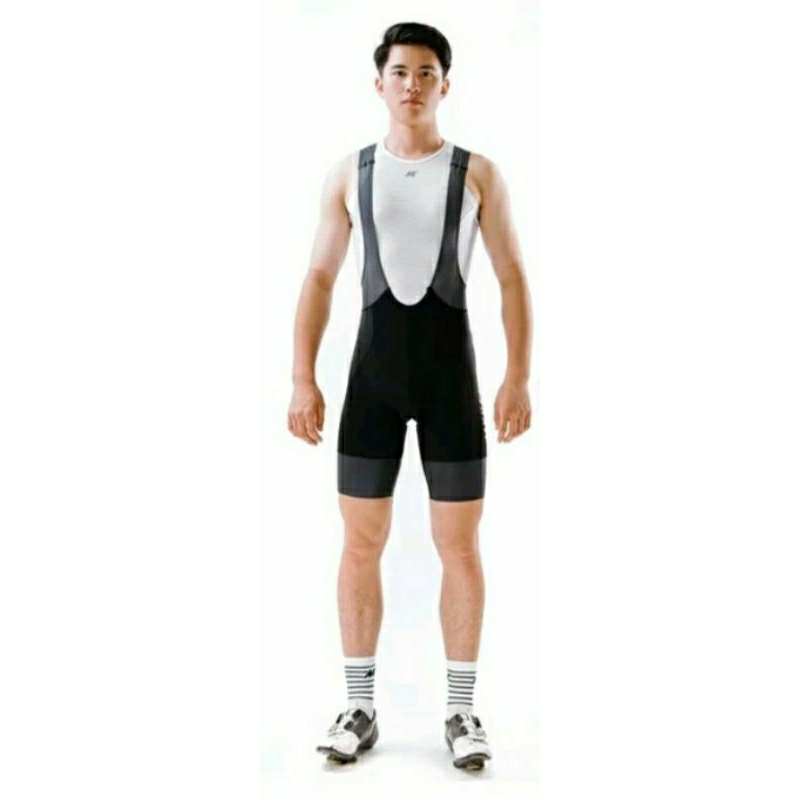 BIBSHORT MYSENLAN MEN'S BIB INFINITE GRAY/BLACK XL
