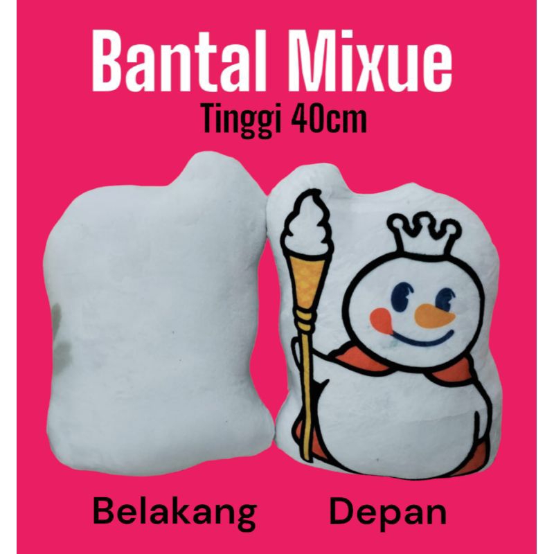 Bantal Mixue Lucu Halus dan Lembut Hadiah Ulang Tahun