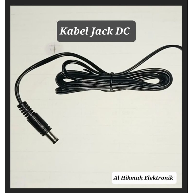 Kabel Jack Jek Jeck DC Ukuran Besar Jack DC Plus Kabel