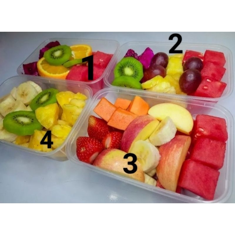 

buah potong segar/buah potong fresh / buah potong komplit 650 mili