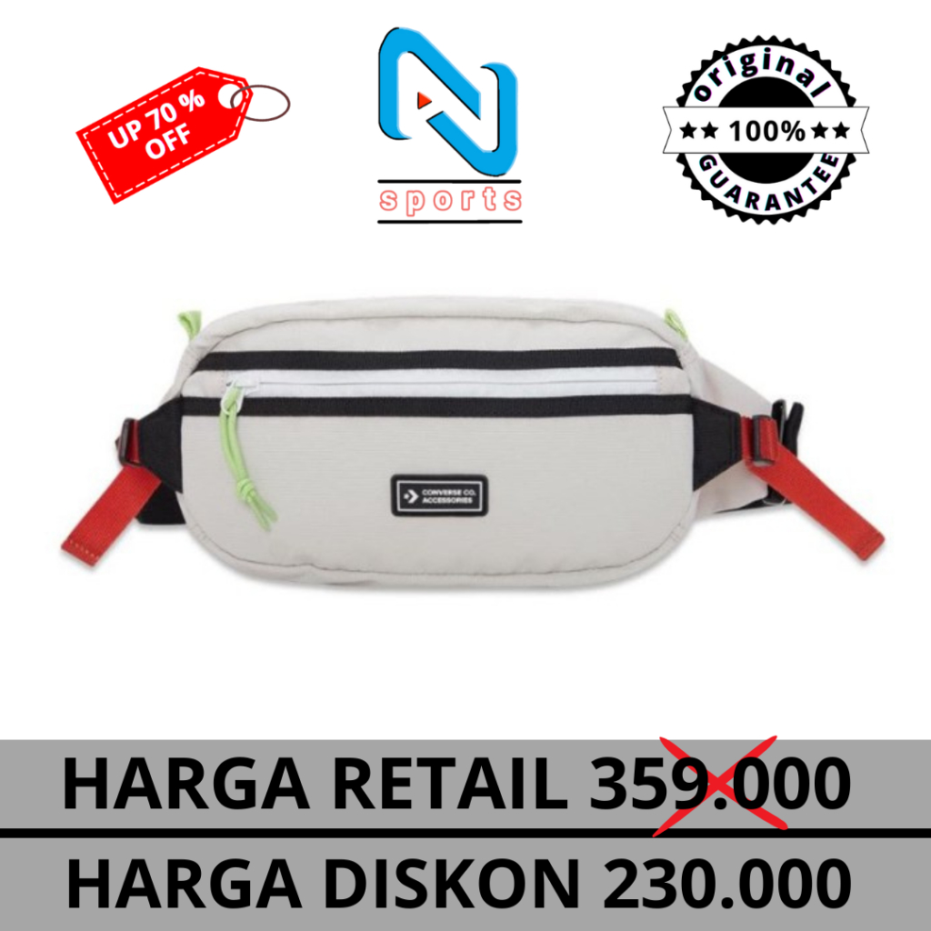TAS Pinggang Converse Transition Sling bag 10022098 A08 Original 100%
