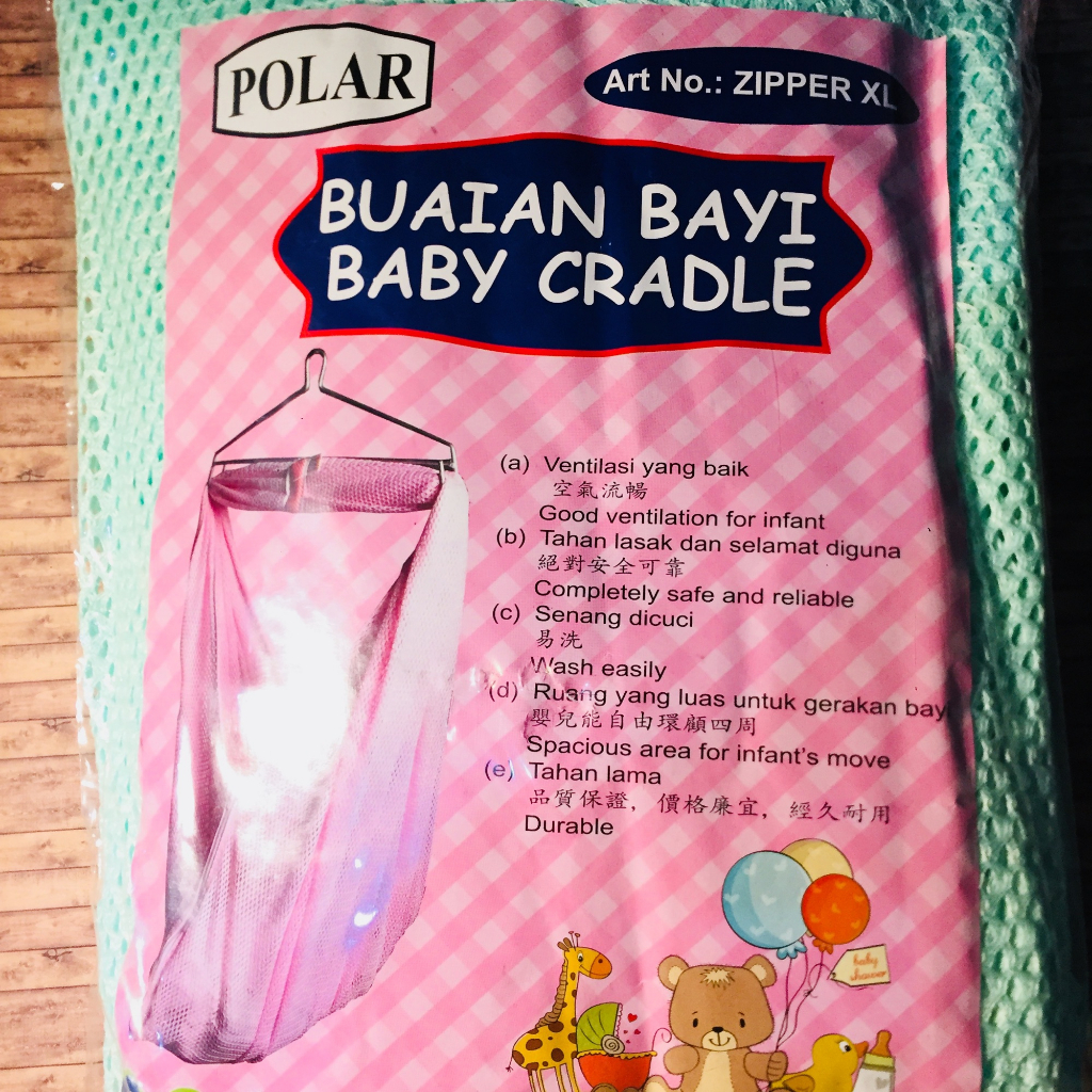 Kain Sarung Ayunan Ayun Bayi Polar XL Zipper. Polar XL Zipper
