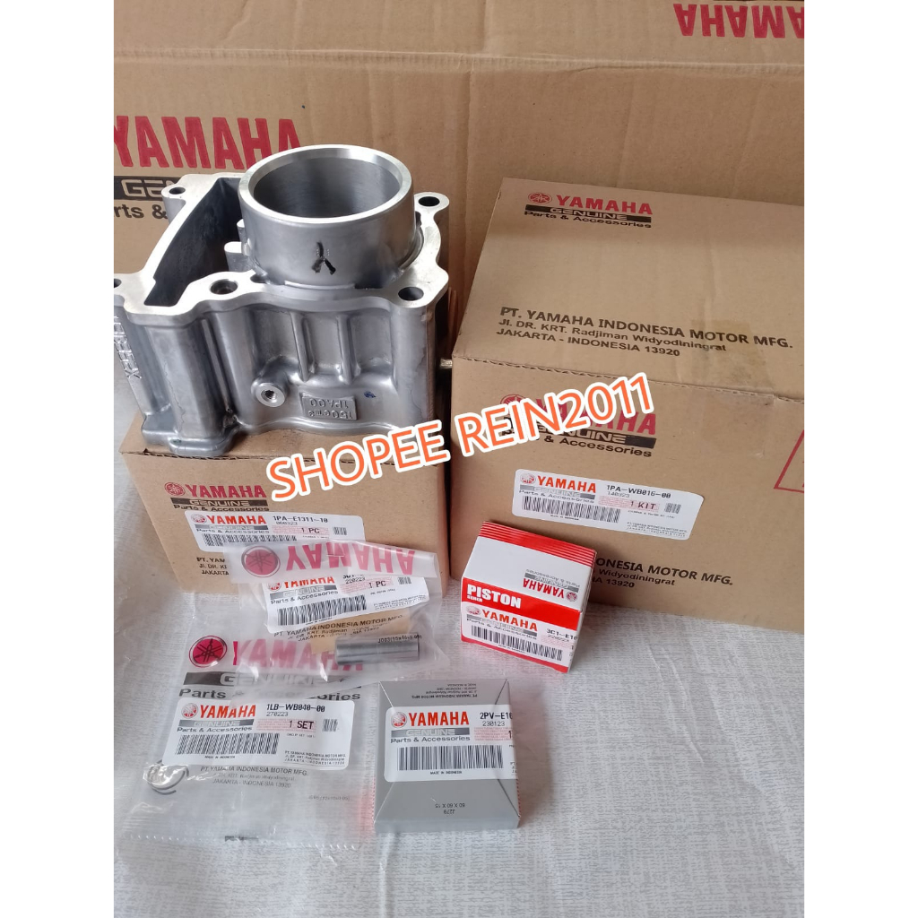 BLOK SEHER SET PISTON KIT VIXION NVL OLD R15 V2 ASLI ORI YAMAHA 1PA WB016 00