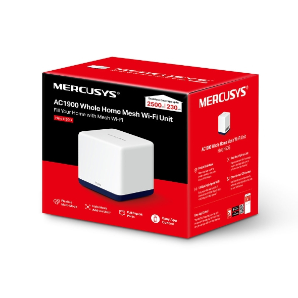 Mercusys Halo H50G AC1900 Dual Band Gigabit Whole Mesh Router 1-Pack