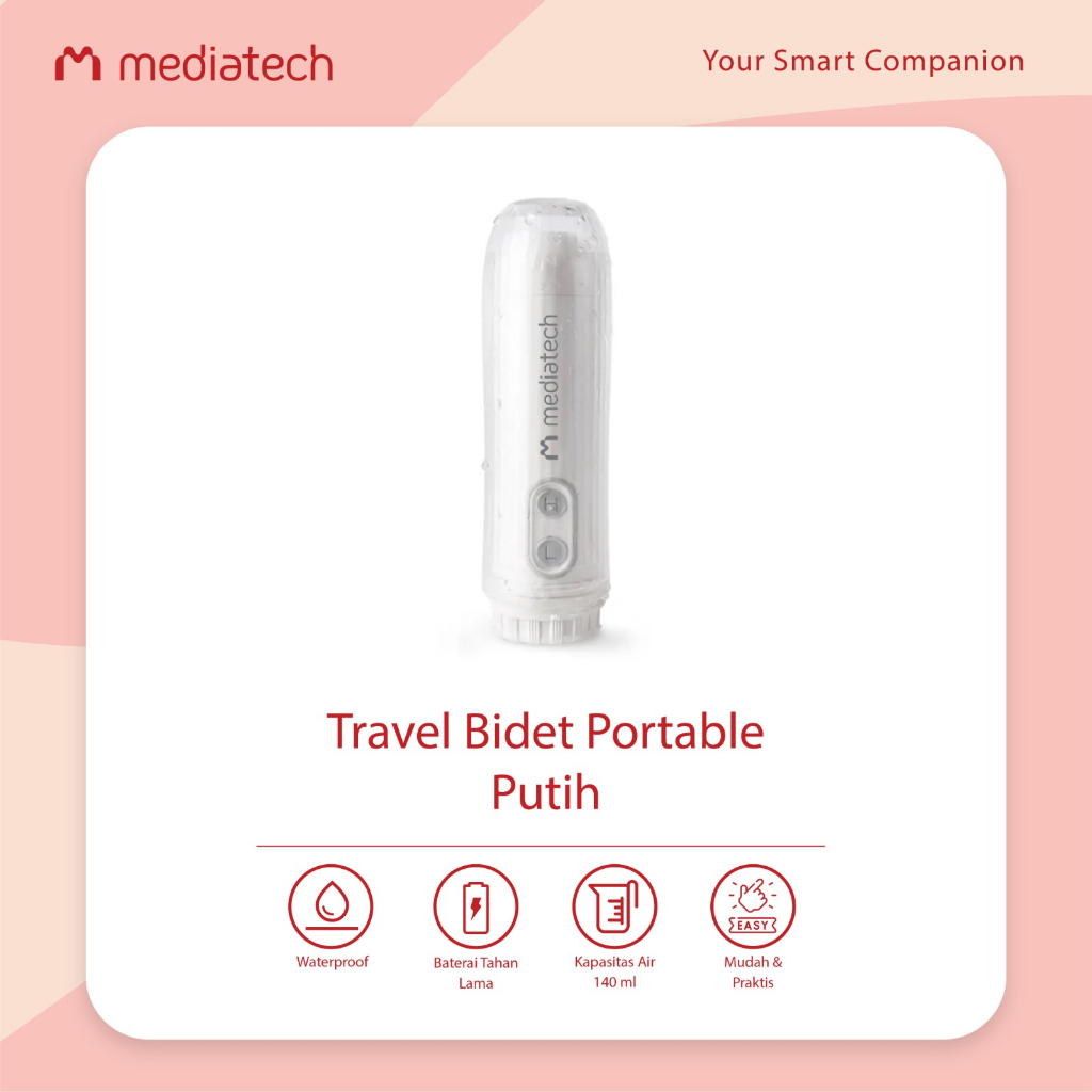 Mediatech Travel Portable Bidet Electric 82572