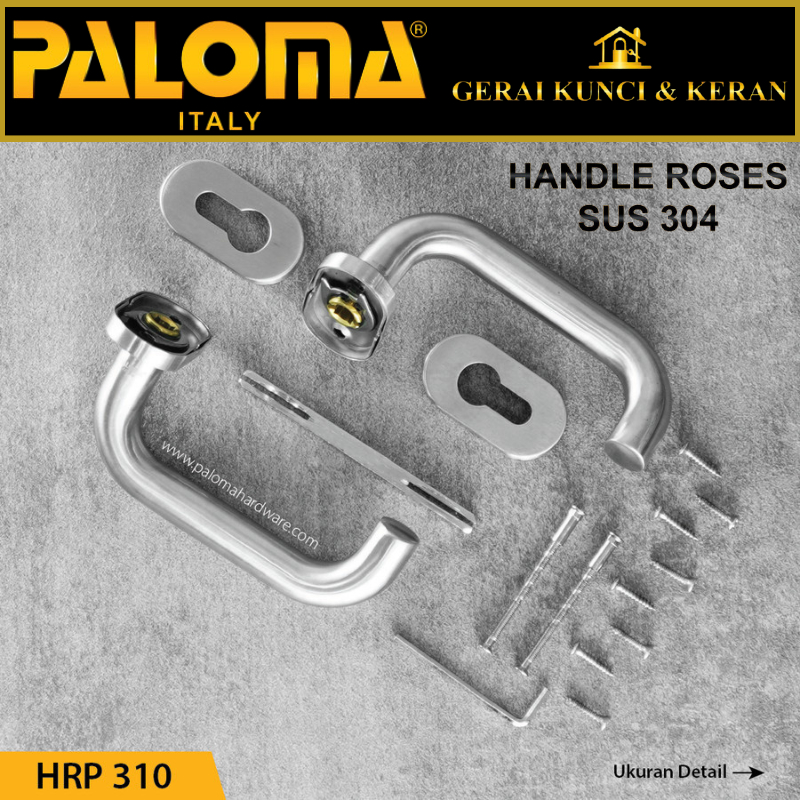 Handle Pintu Roses PALOMA HRP 310 LHT PABLO OV SS GAGANG PINTU RUMAH